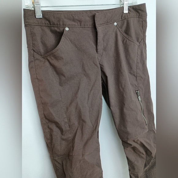 ATHLETA Chocolate Brown Capris (#1,422) - Picture 4 of 8